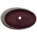 Lavoar de blat, violet și gri, 59x40x14 cm, ceramică, oval - WALTI WALTI
