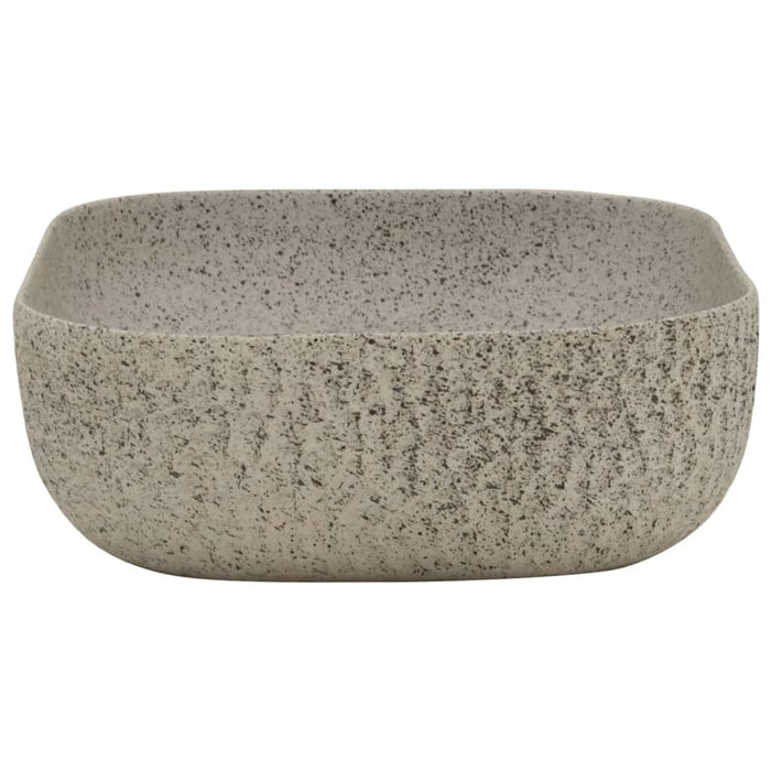 Lavoar de blat gri 48x37,5x13,5 cm, ceramică, dreptunghi - WALTI WALTI