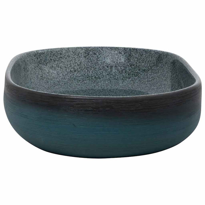 Lavoar de blat, turcoaz, 59x40x14 cm, ceramică, oval - WALTI WALTI