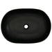 Lavoar de blat, negru, 59x40x14 cm, ceramică, oval - WALTI WALTI