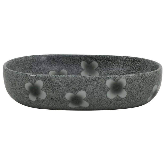 Lavoar de blat, albastru, 59x40x14 cm, ceramică, oval - WALTI WALTI