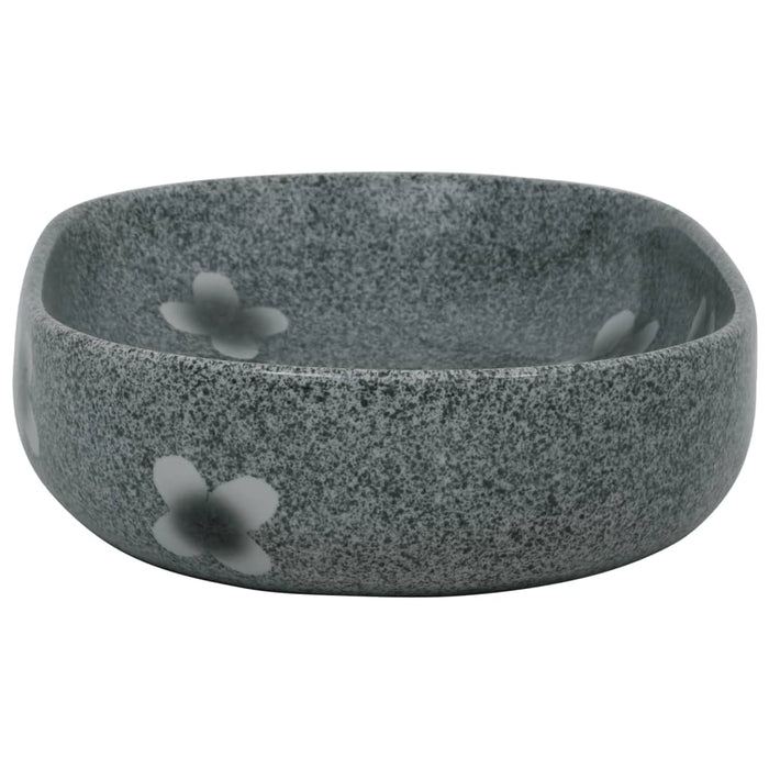 Lavoar de blat, albastru, 59x40x14 cm, ceramică, oval - WALTI WALTI