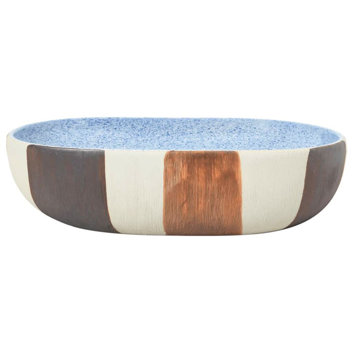 Lavoar de blat, multicolor, 59x40x14 cm, ceramică, oval - WALTI WALTI
