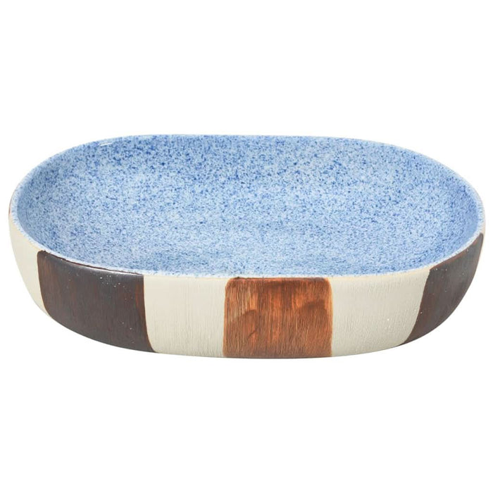 Lavoar de blat, multicolor, 59x40x14 cm, ceramică, oval - WALTI WALTI