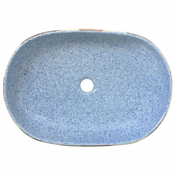 Lavoar de blat, multicolor, 59x40x14 cm, ceramică, oval - WALTI WALTI