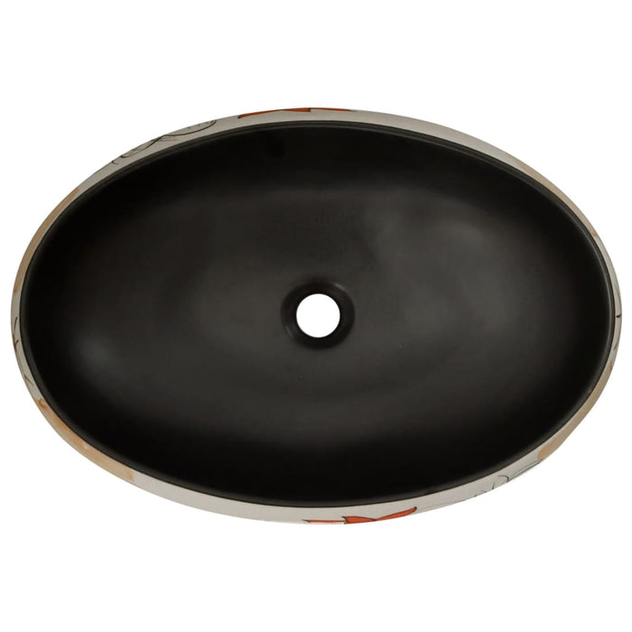 Lavoar de blat, multicolor, 59x40x15 cm, ceramică, oval - WALTI WALTI