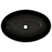 Lavoar de blat negru și albastru 56,5x36,5x13,5cm ceramică oval - WALTI WALTI