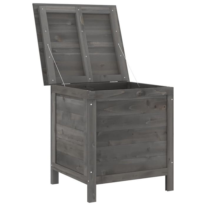 Ladă depozitare grădină antracit 50x49x56,5 cm lemn masiv brad - WALTI WALTI
