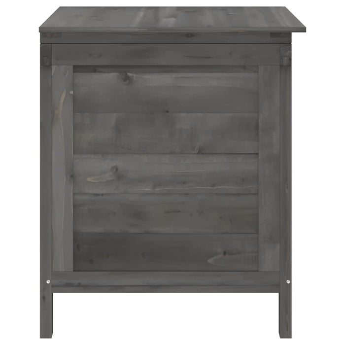 Ladă depozitare grădină antracit 50x49x56,5 cm lemn masiv brad - WALTI WALTI