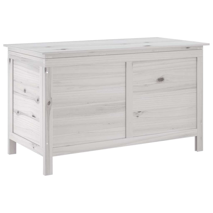 Ladă depozitare de grădină alb 99x49,5x58,5 cm lemn masiv brad - WALTI WALTI