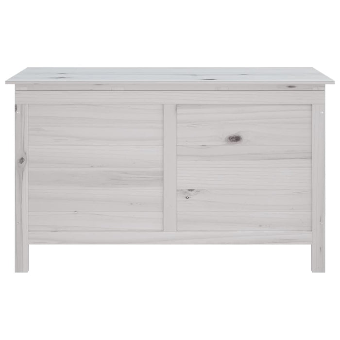 Ladă depozitare de grădină alb 99x49,5x58,5 cm lemn masiv brad - WALTI WALTI