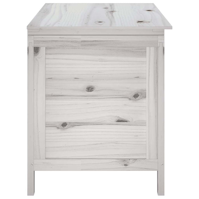 Ladă depozitare de grădină alb 99x49,5x58,5 cm lemn masiv brad - WALTI WALTI