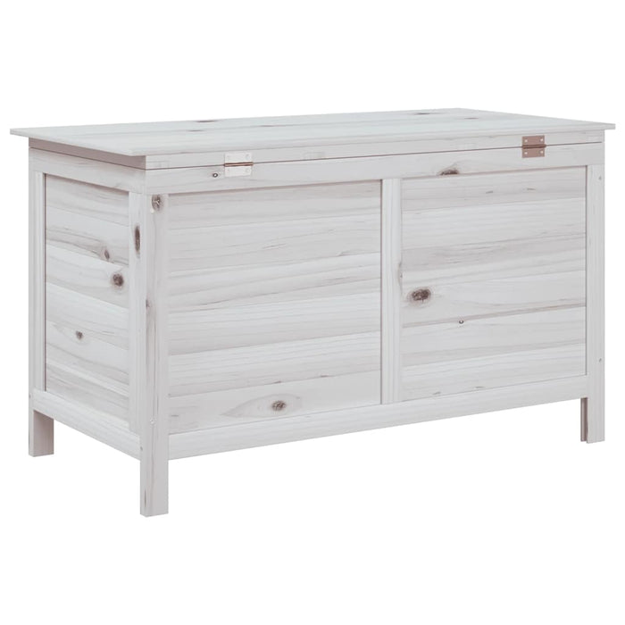 Ladă depozitare de grădină alb 99x49,5x58,5 cm lemn masiv brad - WALTI WALTI