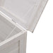 Ladă depozitare de grădină alb 99x49,5x58,5 cm lemn masiv brad - WALTI WALTI