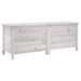 Ladă depozitare de grădină alb 150x50x56,5 cm lemn masiv brad - WALTI WALTI