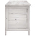 Ladă depozitare de grădină alb 150x50x56,5 cm lemn masiv brad - WALTI WALTI