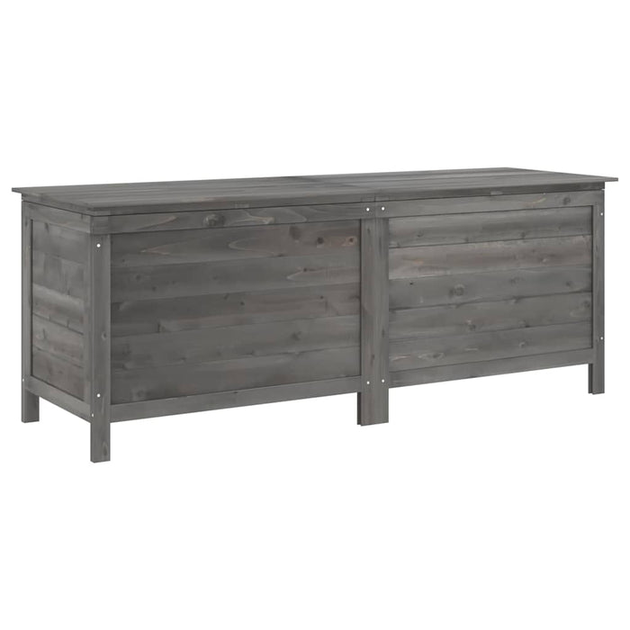 Ladă depozitare grădină antracit 150x50x56,5 cm lemn masiv brad - WALTI WALTI