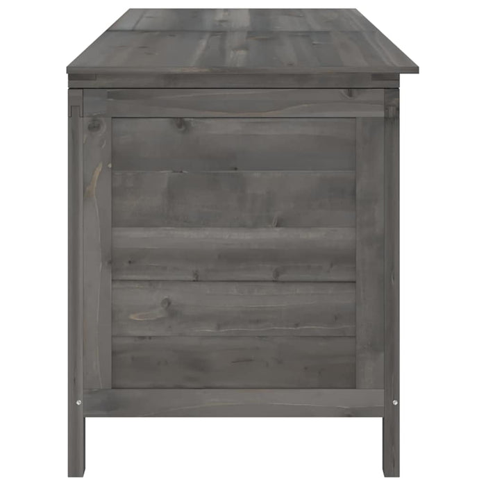 Ladă depozitare grădină antracit 150x50x56,5 cm lemn masiv brad - WALTI WALTI