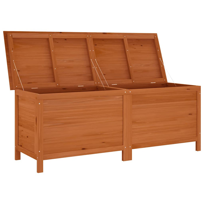 Ladă depozitare grădină maro 150x50x56,5 cm lemn masiv brad - WALTI WALTI