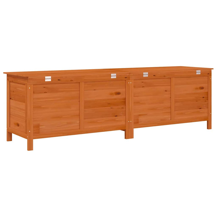 Ladă depozitare grădină maro 198,5x50x56,5 cm lemn masiv brad - WALTI WALTI