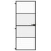 Ușă de interior negru 83x201,5 cm sticlă securiz./aluminiu slim - WALTI WALTI