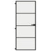 Ușă de interior negru 83x201,5 cm sticlă securiz./aluminiu slim - WALTI WALTI