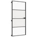 Ușă de interior negru 93x201,5 cm sticlă securiz./aluminiu slim - WALTI WALTI