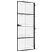 Ușă de interior negru 83x201,5 cm sticlă securiz./aluminiu slim - WALTI WALTI