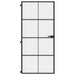 Ușă de interior negru 93x201,5 cm sticlă securiz./aluminiu slim - WALTI WALTI