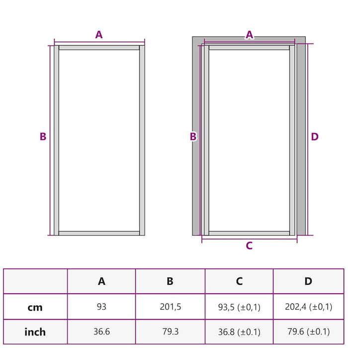 Ușă de interior negru 93x201,5 cm sticlă securiz./aluminiu slim WALTI