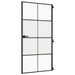 Ușă interior negru 102,5x201,5 cm sticlă securiz./aluminiu slim - WALTI WALTI