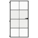 Ușă interior negru 102,5x201,5 cm sticlă securiz./aluminiu slim - WALTI WALTI