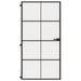 Ușă interior negru 102,5x201,5 cm sticlă securiz./aluminiu slim - WALTI WALTI