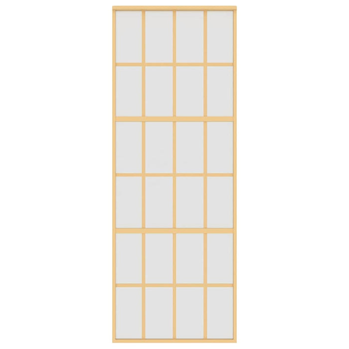 Ușă glisantă, auriu, 76x205 cm, sticlă ESG mată și aluminiu WALTI