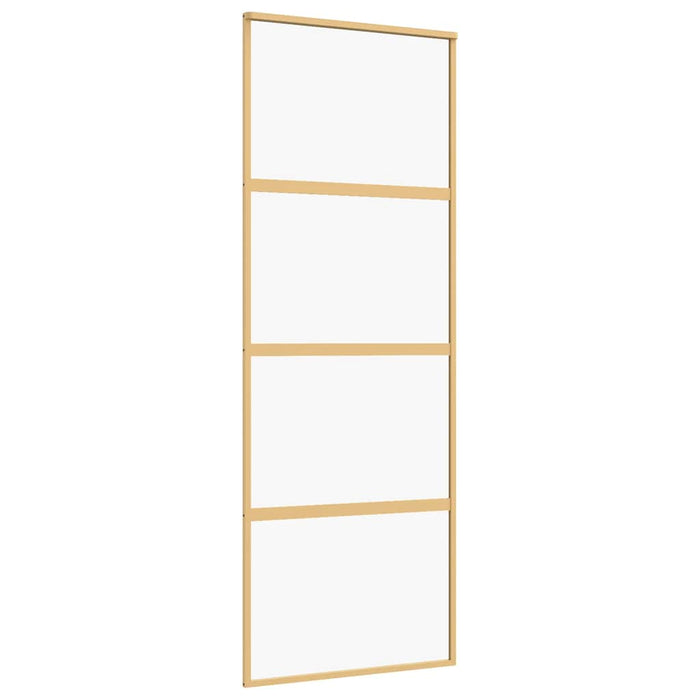 Ușă glisantă auriu 76x205 cm sticlă ESG transparentă/aluminiu - WALTI WALTI