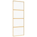 Ușă glisantă auriu 76x205 cm sticlă ESG transparentă/aluminiu - WALTI WALTI