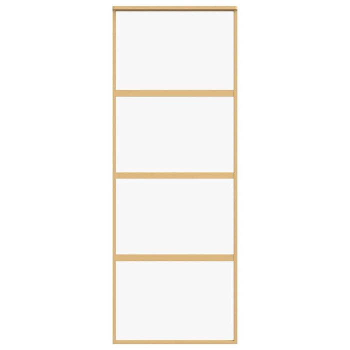 Ușă glisantă auriu 76x205 cm sticlă ESG transparentă/aluminiu - WALTI WALTI