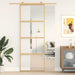 Ușă glisantă auriu 76x205 cm sticlă ESG transparentă/aluminiu - WALTI WALTI