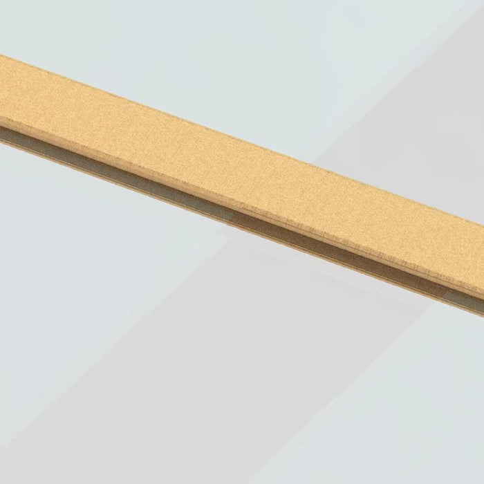 Ușă glisantă, auriu, 90x205 cm, sticlă ESG mată și aluminiu WALTI
