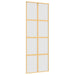 Ușă glisantă, auriu, 76x205 cm, sticlă ESG mată și aluminiu - WALTI WALTI