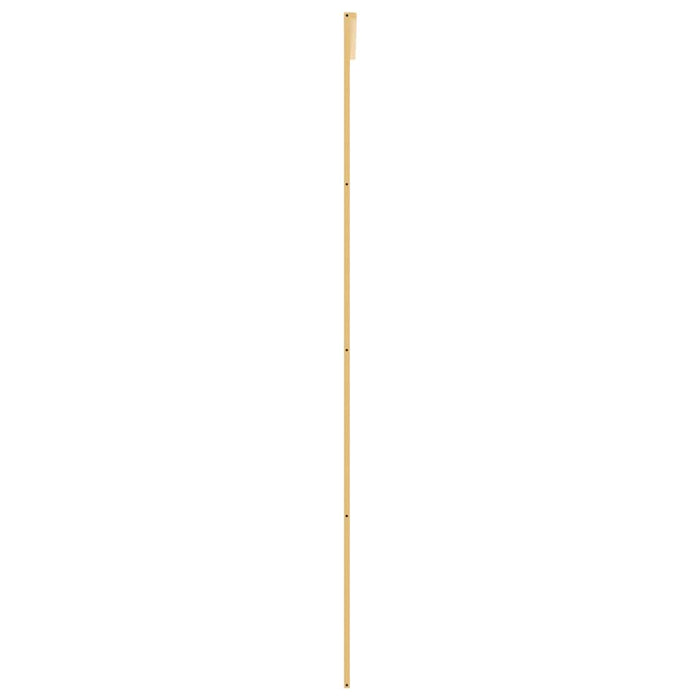 Ușă glisantă, auriu, 102,5x205 cm, sticlă ESG mată și aluminiu WALTI