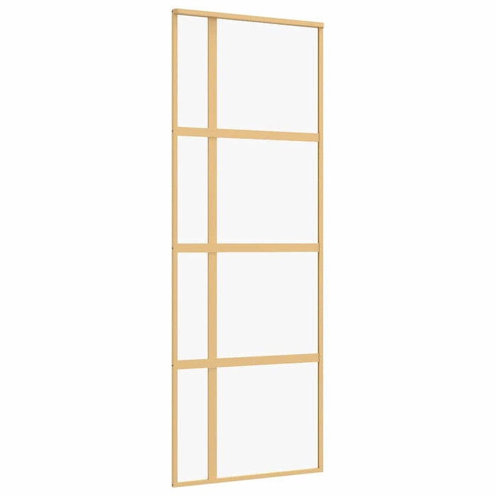 Ușă glisantă auriu 76x205 cm sticlă ESG transparentă/aluminiu WALTI