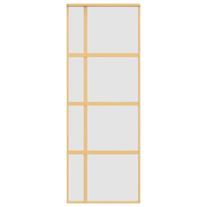 Ușă glisantă, auriu, 76x205 cm, sticlă ESG mată și aluminiu WALTI