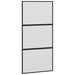 Ușă glisantă, negru, 102,5x205 cm, sticlă securizată/aluminiu - WALTI WALTI