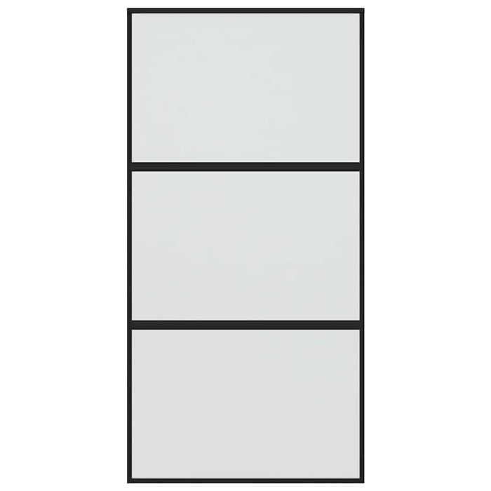 Ușă glisantă, negru, 102,5x205 cm, sticlă securizată/aluminiu - WALTI WALTI