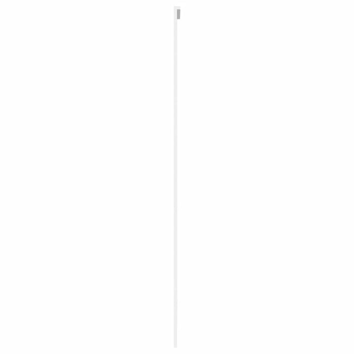 Ușă glisantă, alb, 102,5x205 cm, sticlă securizată/aluminiu WALTI
