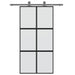 Ușă glisantă, negru, 102,5x205 cm, sticlă securizată/aluminiu - WALTI WALTI