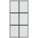 Ușă glisantă, negru, 102,5x205 cm, sticlă securizată/aluminiu - WALTI WALTI