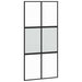 Ușă glisantă, negru, 102,5x205 cm, sticlă securizată/aluminiu - WALTI WALTI