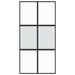 Ușă glisantă, negru, 102,5x205 cm, sticlă securizată/aluminiu - WALTI WALTI